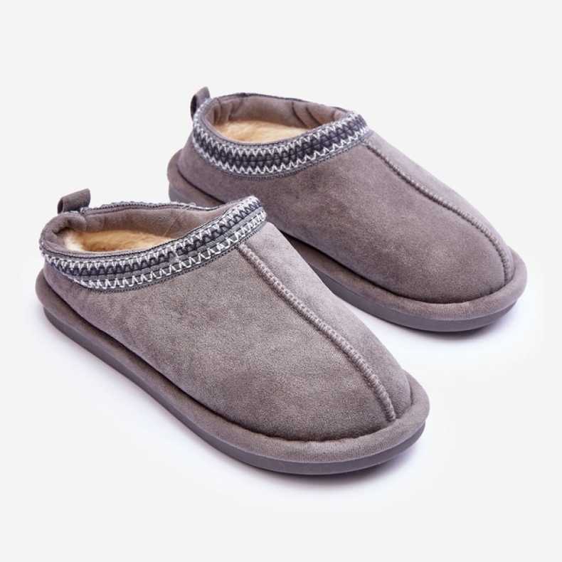 Slippers Model Polinna EV-80 Gray - Step in style grey 2