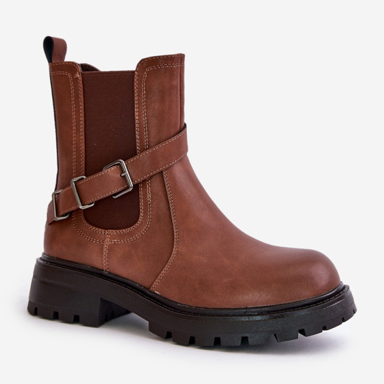 Chelsea boots Model Sergio Leone TR719-S Brown - Step in style 2