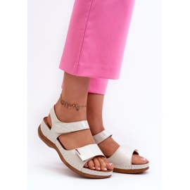 Sandals Model Iphiope 22SD98-0146 Silver - Step in style grey 1