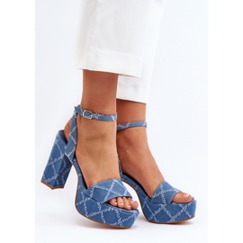 Sandals Model Acrana JA-49 Blue - Step in style 1