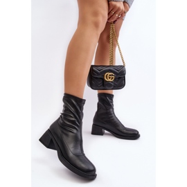 Boots Model Aphroteia 23BT35-6449 Black Leather - Step in style 1