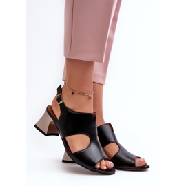 Sandals Model Maciejka 06566-01 Black - Step in style 1