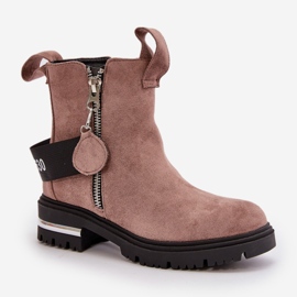 Boots Model Calvaro NC1279 Dark Beige - Step in style 2