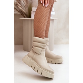 Boots Model Zazoo 60512 Light Beige - Step in style 1