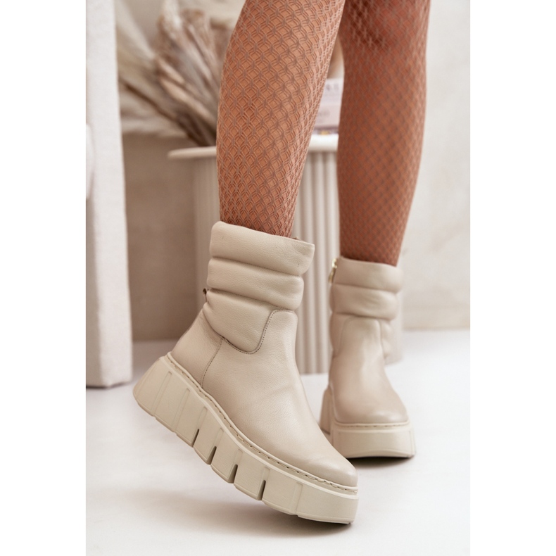 Boots Model Zazoo 60512 Light Beige - Step in style 2