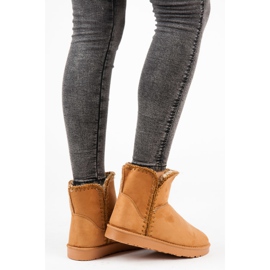 Kylie suede snow boots brown 1