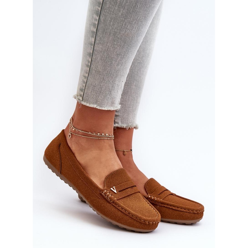 Moccasins Model Iramarie DF879 Camel - Step in style brown 1