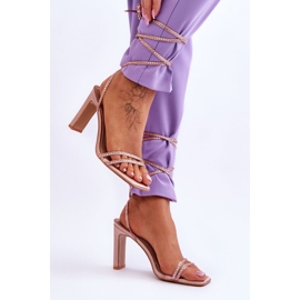 Sandals Model Nessy H8-508 Beige - Step in style 1