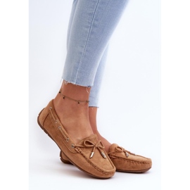 Moccasins Model Si Passione FT246 Camel - Step in style brown 1