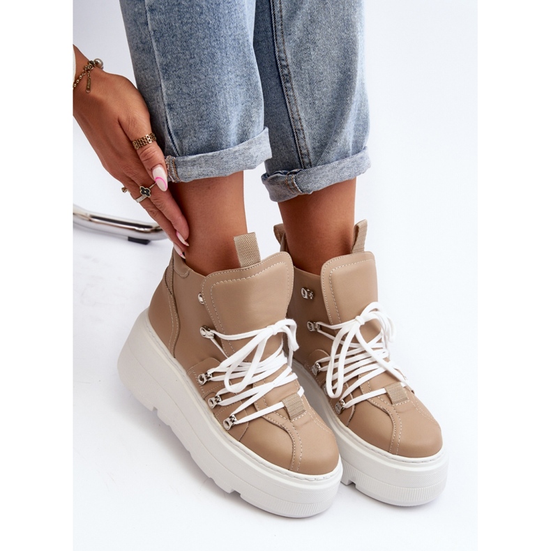 Sports Shoes Model Zazoo 3416 Beige - Step in style 2