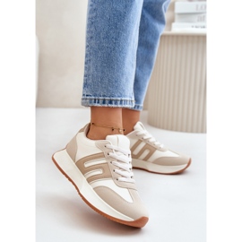 Sports Shoes Model Thari 1W-N1 Beige - Step in style 1