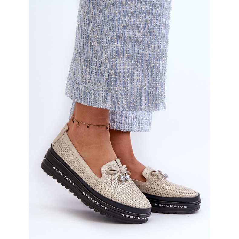 Moccasins Model S.Barski LR400 Gold - Step in style yellow 1