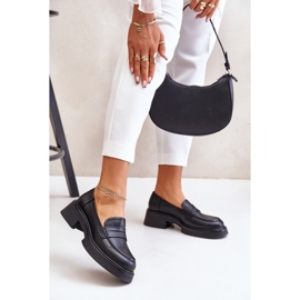 D&A women's moccasins made of natural Black leather 1 D&A women's moccasins made of natural Black leather 1