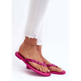 Zaxy Fuchsia women's flat flip-flops pink 1