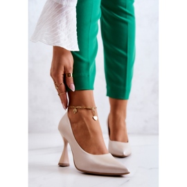 Lewski Shoes Beige women's pumps 1 Lewski Shoes Beige women's pumps 1