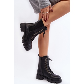 Workers Model Charmea F33 Black Leather - Step in style 2