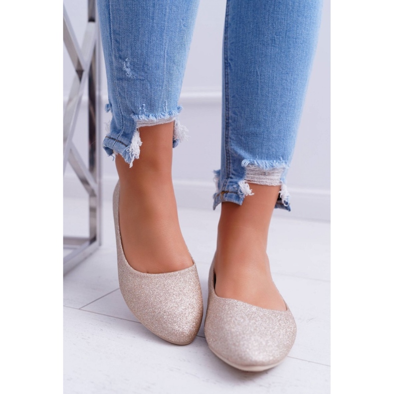 Ballet flats Model Tiffy CC200P Gold - Step in style yellow 1