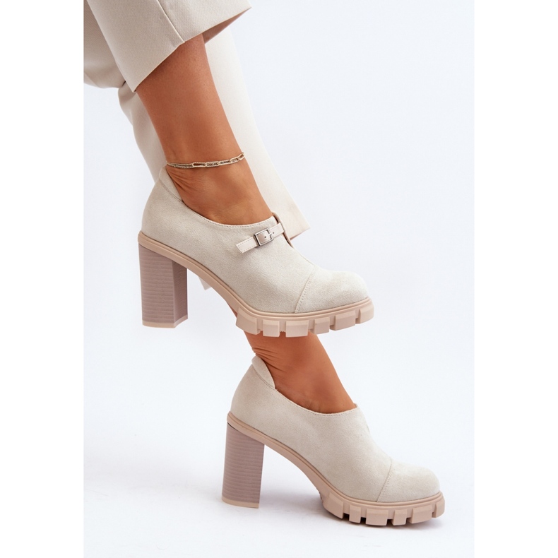 Shoes Model Tauina ASA218-7 Beige - Step in style 1