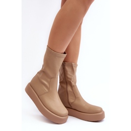 Boots Model Algedi Y2195 Beige - Step in style 2