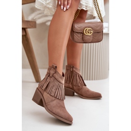 S.Barski Brown women's ankle boots 1