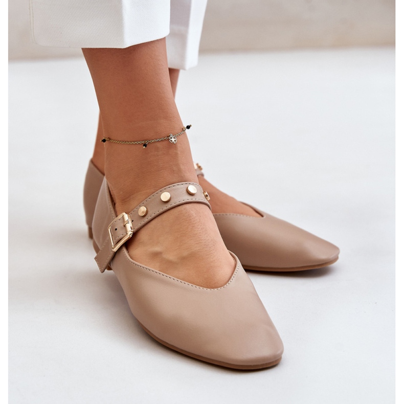 Ballet flats Model 6690 Beige 1