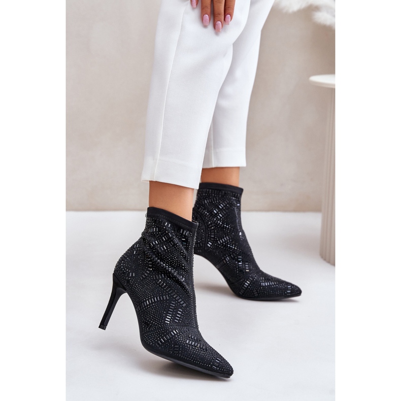 S.Barski HY42-161 Black boots 1