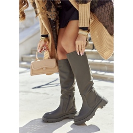 Women's Insulated Boots 1396 khaki brown 1