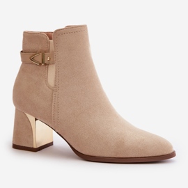 Boots Model Bonucci UK151 Light Beige - Step in style 2
