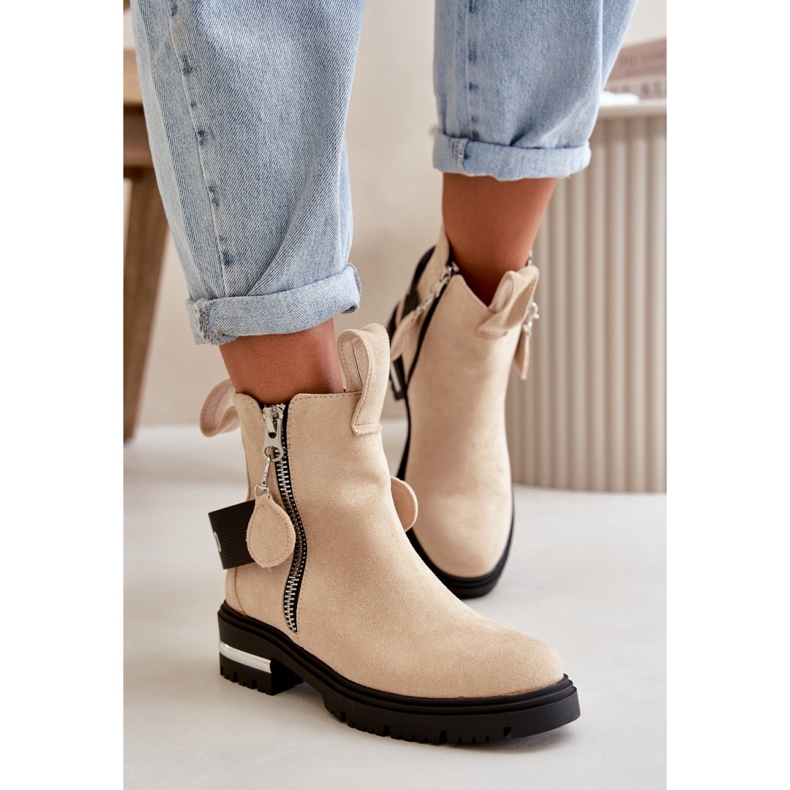 Boots Model Calvaro NC1279 Beige - Step in style 1