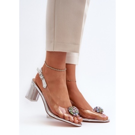 Sandals Model Da MR38-454 Silver - Step in style grey 1