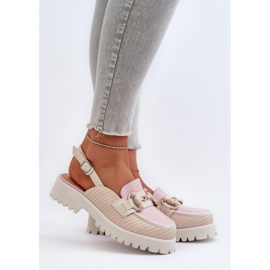 Sandals Model Da MR38-656 Beige - Step in style 1