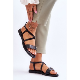 S. BARSKI Model S.Barski Black sandals 1