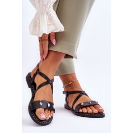 S. BARSKI Model S.Barski Black sandals 2