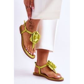 Flip-flop sandals Model Carisma QQ-137 Lime - Step in style green 1