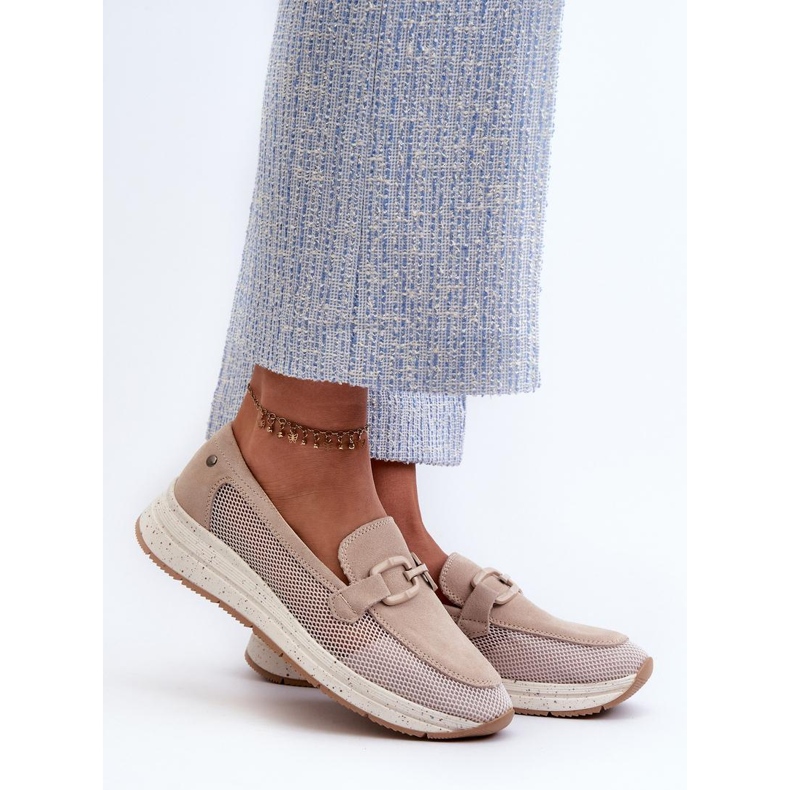Beige Sports Moccasins 1 Beige Sports Moccasins 1
