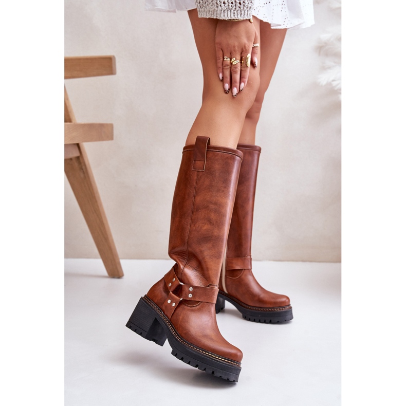 Boots Model Lewski Camel brown 1