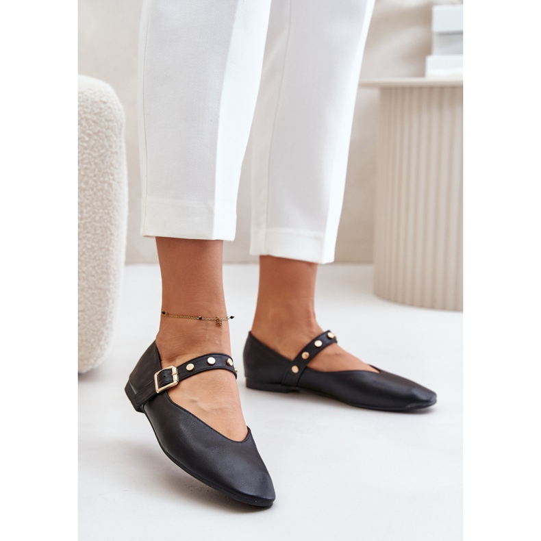 Women's ballet flats 6690 Black 1