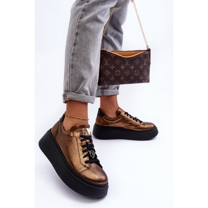 Women's Sports Shoes Maciejka 06191-24 copper brown 1