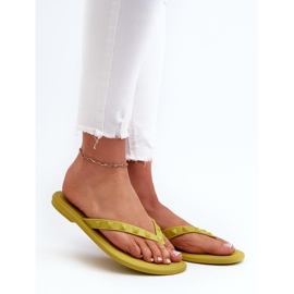 Zaxy JJ285253 lime flip-flop sandals green 1