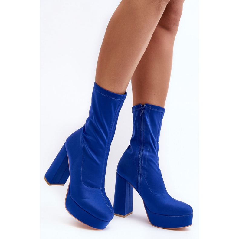 Boots Model Peculia D88-26 Blue - Step in style 1