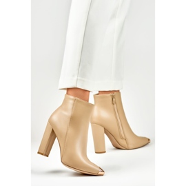 Boots Model MS2055KH Dark Beige - PRIMO 2