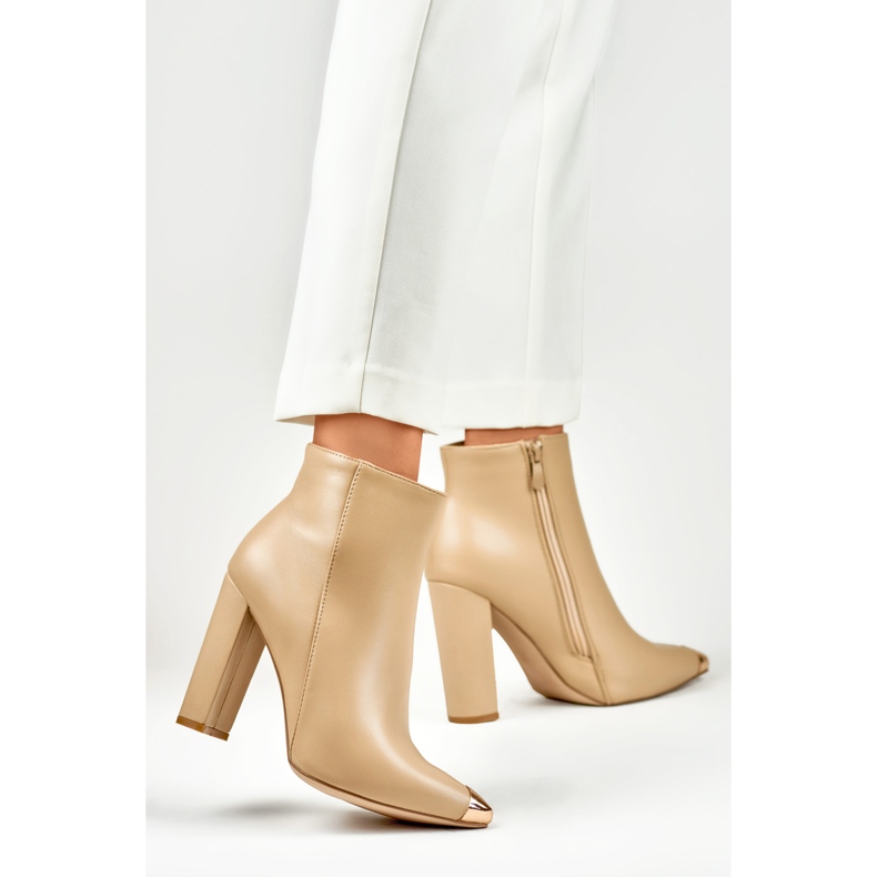 Boots Model MS2055KH Dark Beige - PRIMO 2