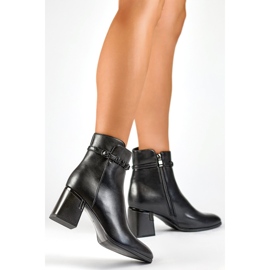 Women's Boots Lined with Fur GD-FL2089B black 1