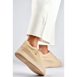 Women's Sports Shoes with Decoration TL251-10L/BE beige 1