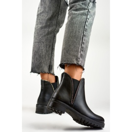 Women's Insulated Chelsea Boots RXJ-169B, black 1