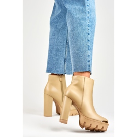 Boots Model NS313KH Beige - PRIMO 1