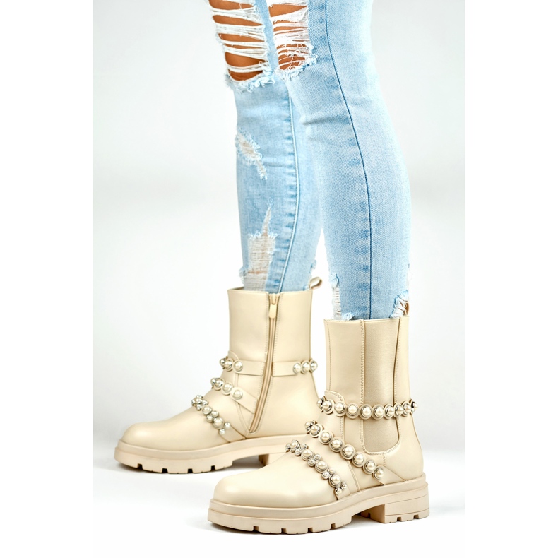 Boots Model 58090-1BE Beige - PRIMO 1