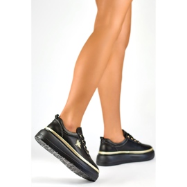 Women's Sports Shoes with Decoration GD-XF120C-B, black 1 Women's Sports Shoes with Decoration GD-XF120C-B, black 1