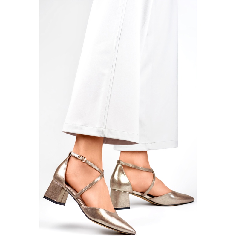 Women's Metallic Pumps GD-FL1150T Silver grey 1 Women's Metallic Pumps GD-FL1150T Silver grey 1