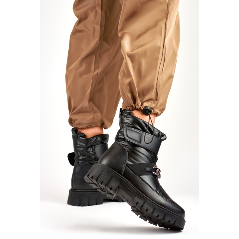 Snow boots Model JH-5B Black - PRIMO 2